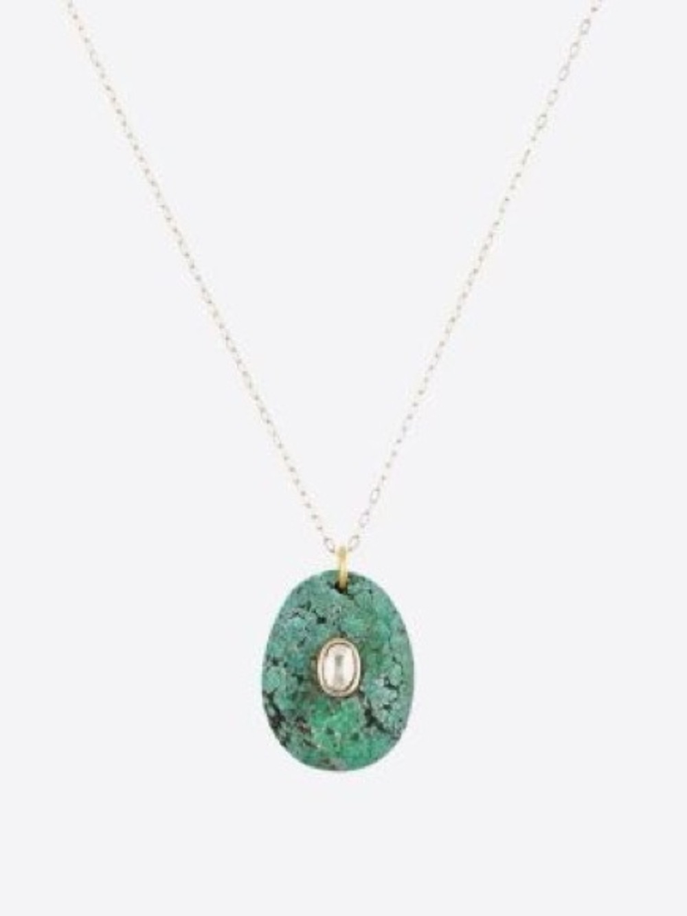PASCALE MONVOISIN Orso Turquoise, Diamond and Gold Pendant Charm - Picture 5 of 5